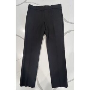 Banana Republic Ryan Slim Straight-Fit‎ Bi-Stretch Pant, Black Womens Size 6 EUC